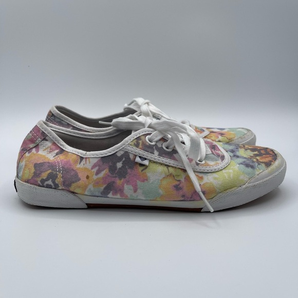 Roxy Santa Cruz Multi Color Sneakers Lace Up Shoes(ARJS300156) Women’s Size 9 - Picture 1 of 7